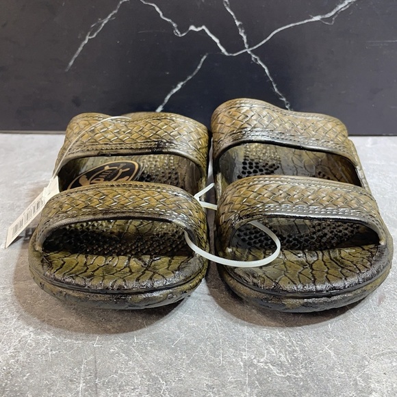 Pali Hawaii Unisex Slides Brown Size 8m - Picture 2 of 8